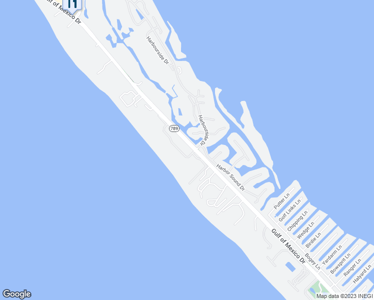 map of restaurants, bars, coffee shops, grocery stores, and more near 1955 Gulf of Mexico Drive in Longboat Key