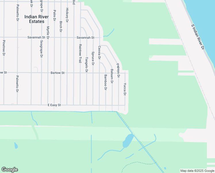 map of restaurants, bars, coffee shops, grocery stores, and more near 6004 Bamboo Drive in Fort Pierce