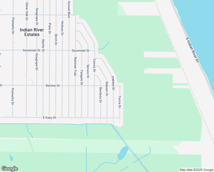 map of restaurants, bars, coffee shops, grocery stores, and more near 5912 Papaya Drive in Fort Pierce