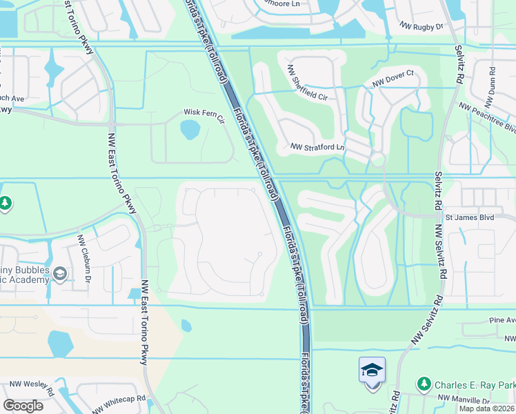 map of restaurants, bars, coffee shops, grocery stores, and more near 947 Northwest Leonardo Circle in Port St. Lucie