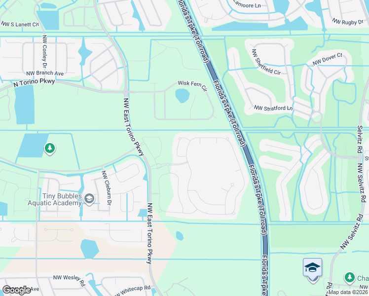 map of restaurants, bars, coffee shops, grocery stores, and more near 730 Northwest Leonardo Circle in Port St. Lucie