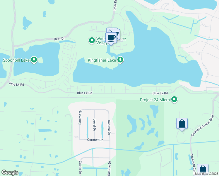 map of restaurants, bars, coffee shops, grocery stores, and more near in Fruitville