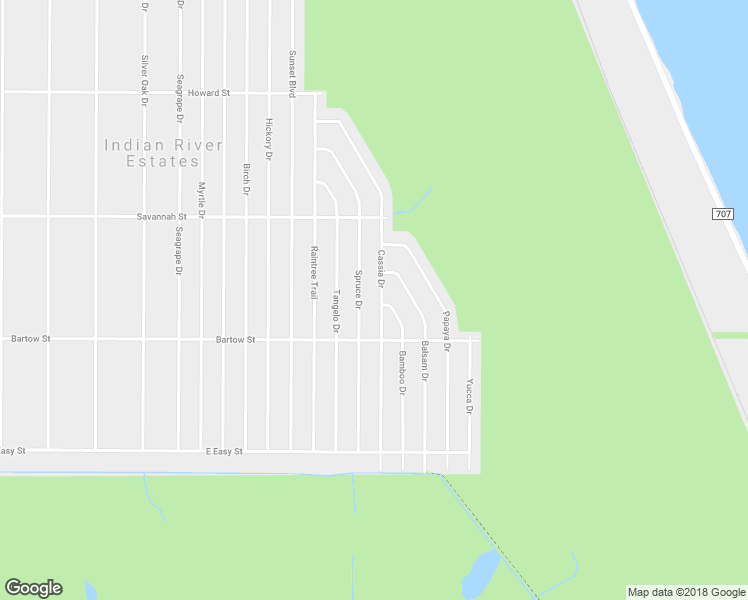 map of restaurants, bars, coffee shops, grocery stores, and more near 5805 Cassia Drive in Fort Pierce