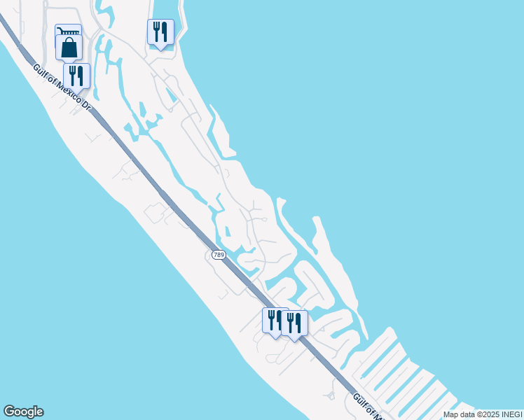 map of restaurants, bars, coffee shops, grocery stores, and more near 2021 Harbourside Drive in Longboat Key