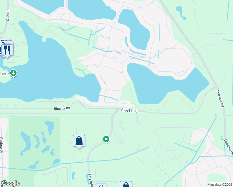 map of restaurants, bars, coffee shops, grocery stores, and more near 8099 Slipway Drive in Sarasota