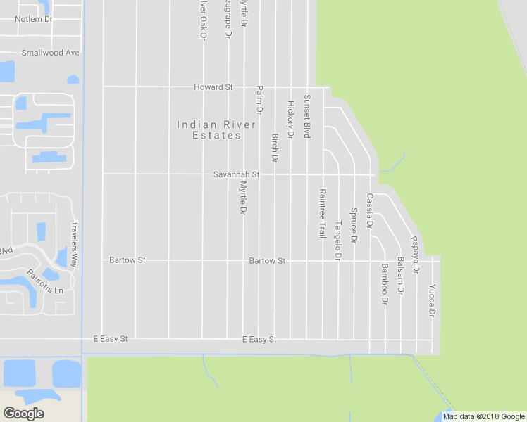 map of restaurants, bars, coffee shops, grocery stores, and more near 5712 Palm Drive in Fort Pierce
