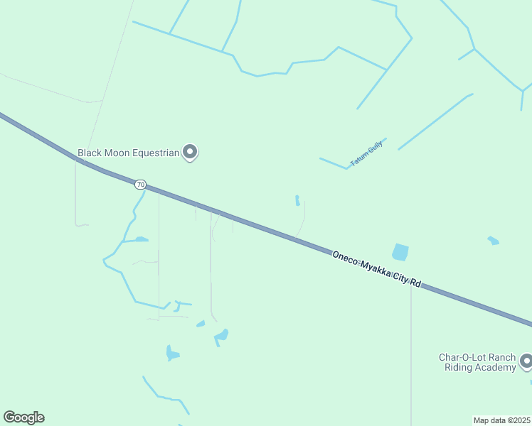 map of restaurants, bars, coffee shops, grocery stores, and more near 34251 Oneco-Myakka City Road in Myakka City