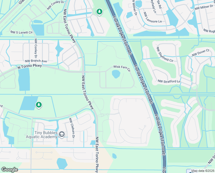 map of restaurants, bars, coffee shops, grocery stores, and more near 6145 Northwest Wild Cotton Way in Port St. Lucie
