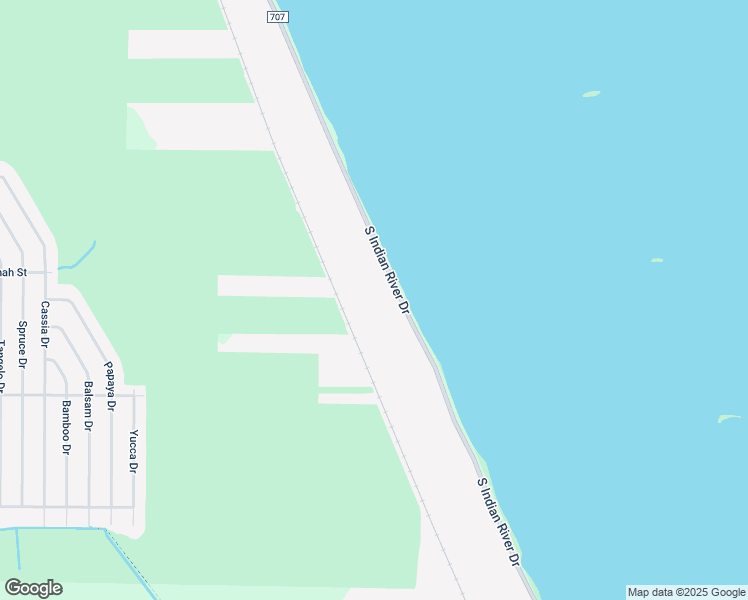 map of restaurants, bars, coffee shops, grocery stores, and more near 6705 South Indian River Drive in Fort Pierce