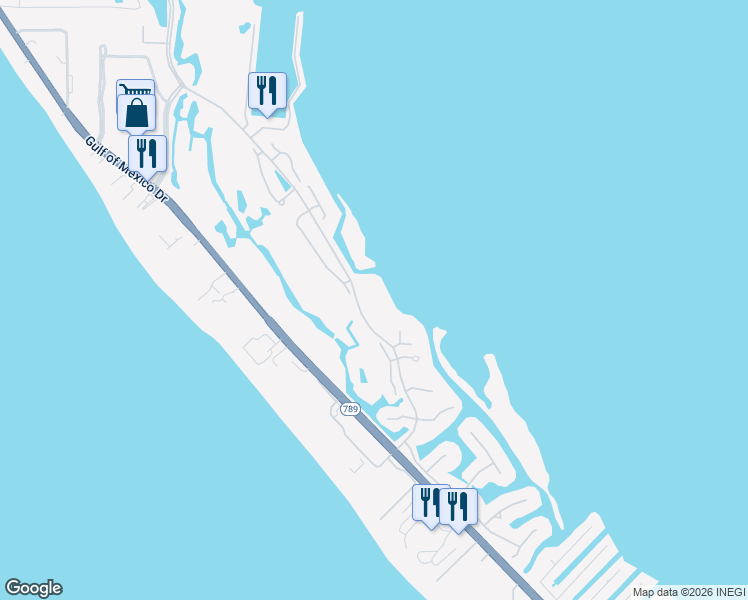map of restaurants, bars, coffee shops, grocery stores, and more near 2120 Harbourside Drive in Longboat Key