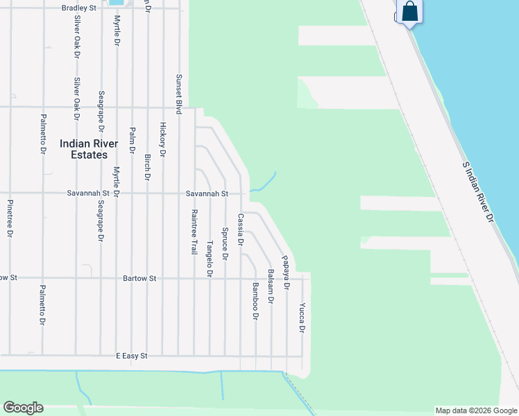 map of restaurants, bars, coffee shops, grocery stores, and more near 5708 Papaya Drive in Fort Pierce