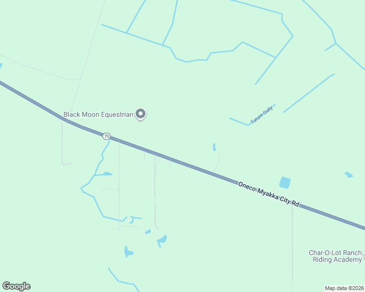 map of restaurants, bars, coffee shops, grocery stores, and more near 34155 Florida 70 in Myakka City