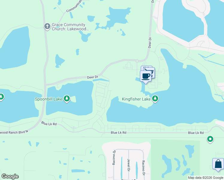 map of restaurants, bars, coffee shops, grocery stores, and more near 7420 Newman Lane in Sarasota