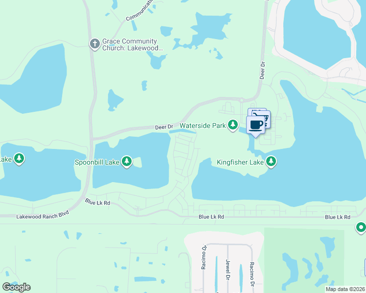 map of restaurants, bars, coffee shops, grocery stores, and more near in Fruitville