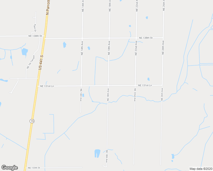 map of restaurants, bars, coffee shops, grocery stores, and more near 1515 Northeast 131st Lane in Okeechobee