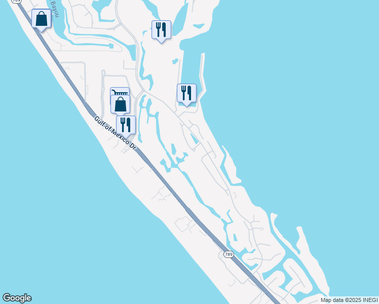 map of restaurants, bars, coffee shops, grocery stores, and more near 2319 Harbour Oaks Drive in Longboat Key