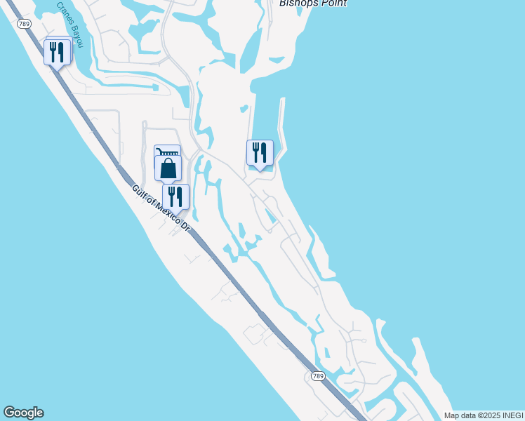 map of restaurants, bars, coffee shops, grocery stores, and more near 2358 Harbour Oaks Drive in Longboat Key