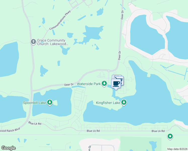 map of restaurants, bars, coffee shops, grocery stores, and more near 1400 Pine Warbler Place in Sarasota