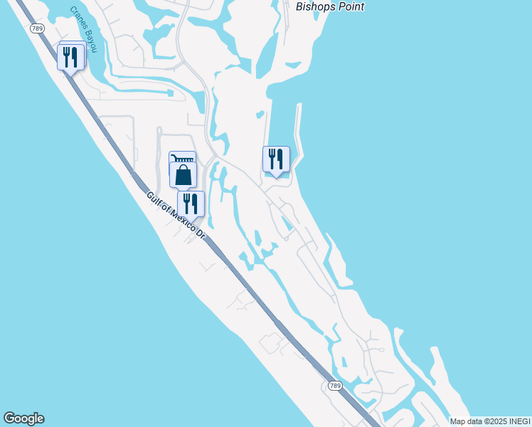 map of restaurants, bars, coffee shops, grocery stores, and more near 2373 Harbour Oaks Drive in Longboat Key