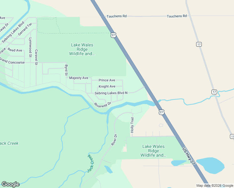 map of restaurants, bars, coffee shops, grocery stores, and more near 13721 Lime Street in Sebring