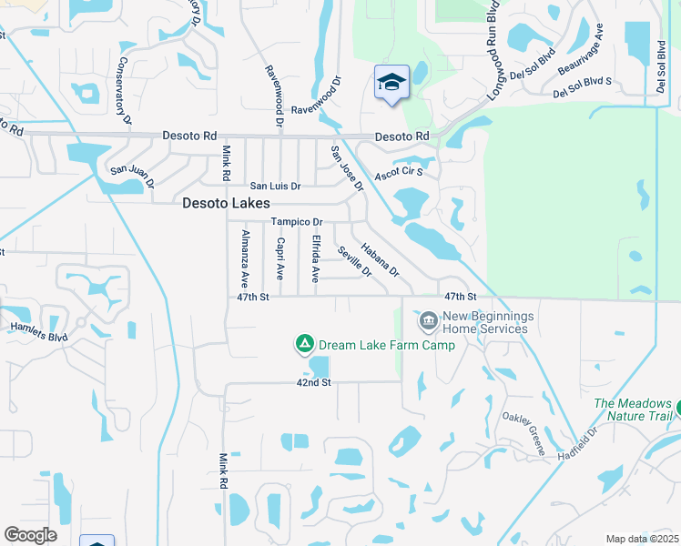 map of restaurants, bars, coffee shops, grocery stores, and more near 4051 Velarde Lane in Sarasota