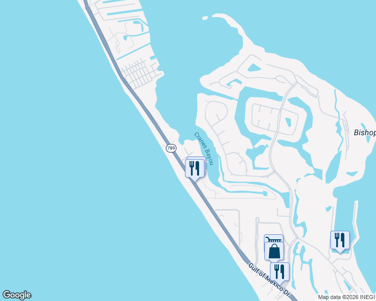 map of restaurants, bars, coffee shops, grocery stores, and more near 3330D Gulf of Mexico Drive in Longboat Key