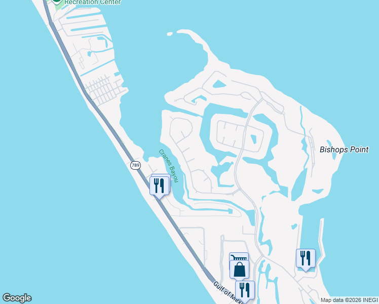 map of restaurants, bars, coffee shops, grocery stores, and more near 3361 Bayou Sound in Longboat Key