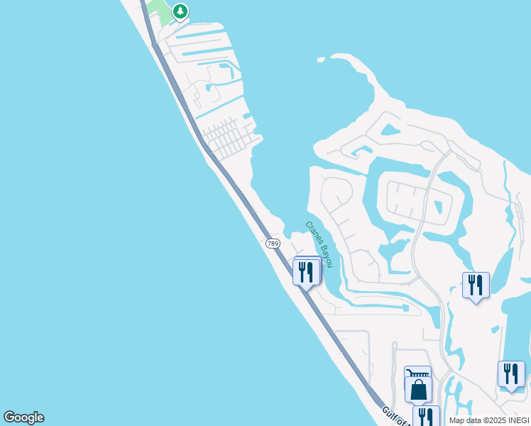 map of restaurants, bars, coffee shops, grocery stores, and more near 3454 Gulf of Mexico Drive in Longboat Key