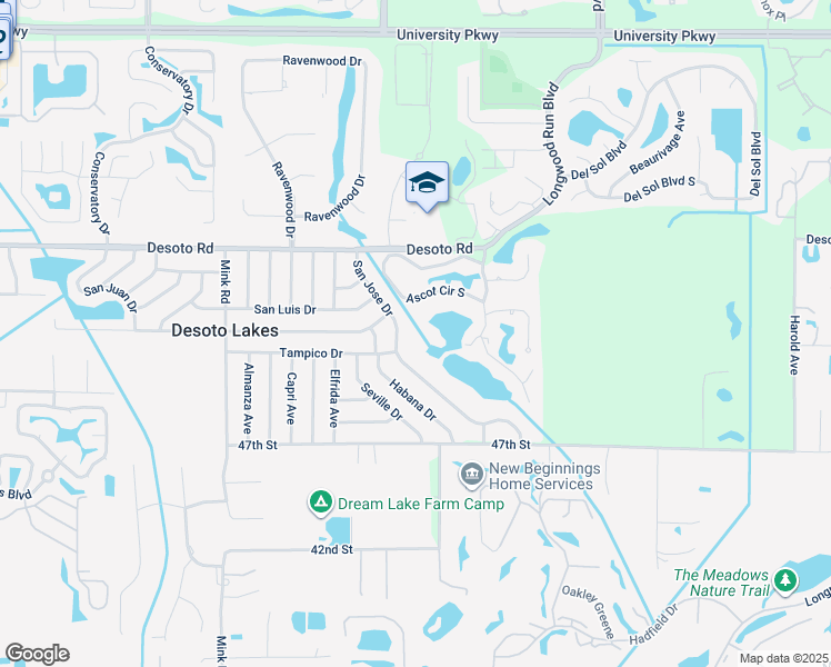 map of restaurants, bars, coffee shops, grocery stores, and more near 5116 San Jose Drive in Sarasota