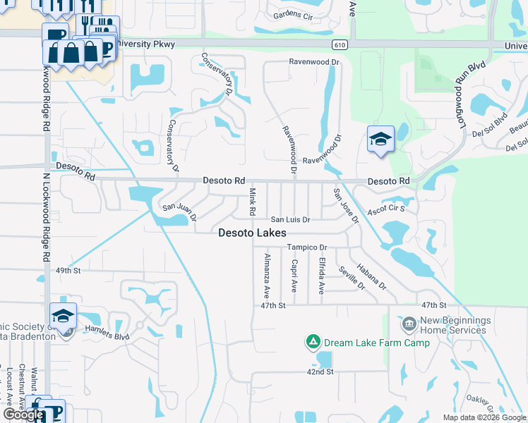 map of restaurants, bars, coffee shops, grocery stores, and more near 5311 Avila Avenue in Sarasota
