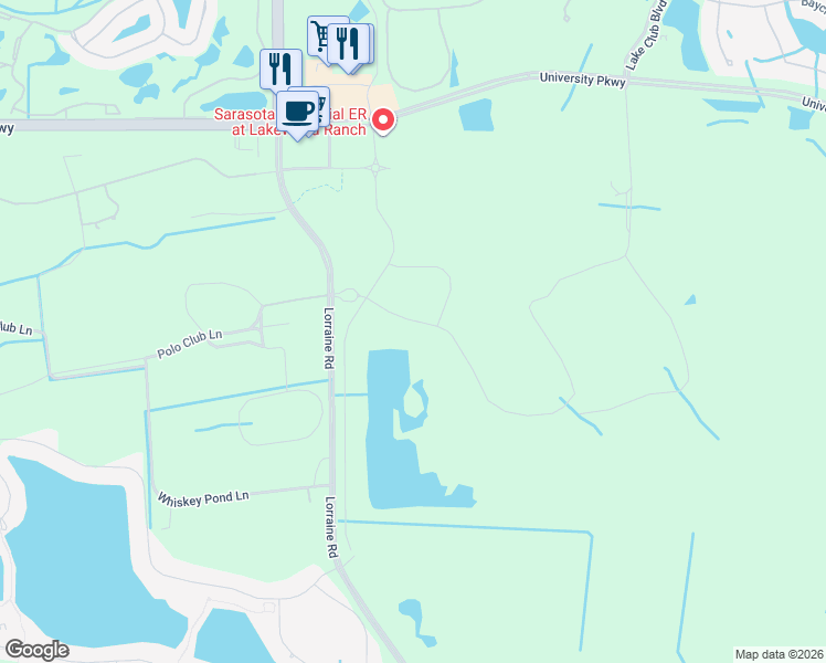 map of restaurants, bars, coffee shops, grocery stores, and more near Lorraine Road in Sarasota