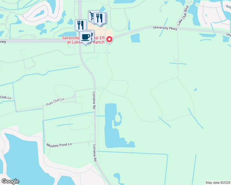 map of restaurants, bars, coffee shops, grocery stores, and more near Lorraine Road in Sarasota