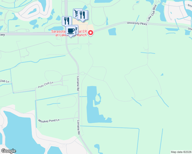 map of restaurants, bars, coffee shops, grocery stores, and more near Lorraine Road in Sarasota