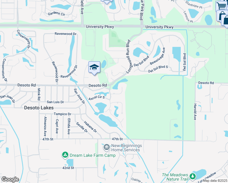 map of restaurants, bars, coffee shops, grocery stores, and more near 4620 San Siro Drive in Sarasota
