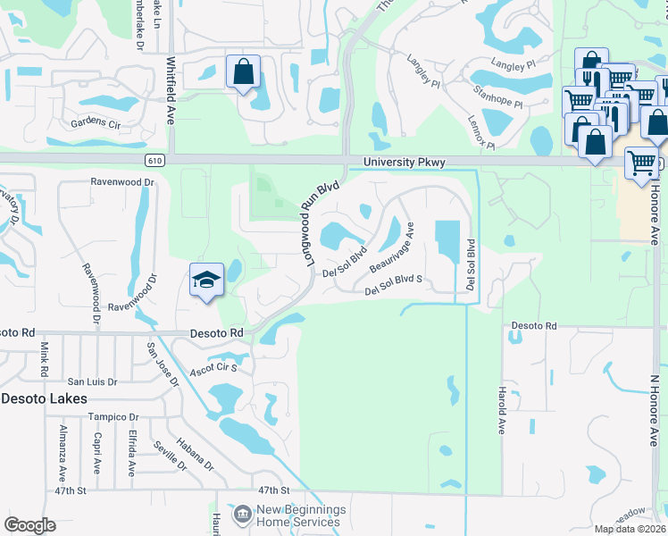 map of restaurants, bars, coffee shops, grocery stores, and more near 5969 Rachele Drive in Sarasota