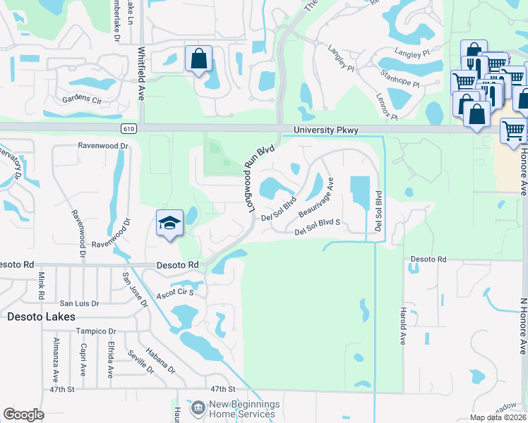 map of restaurants, bars, coffee shops, grocery stores, and more near 5969 Rachele Drive in Sarasota