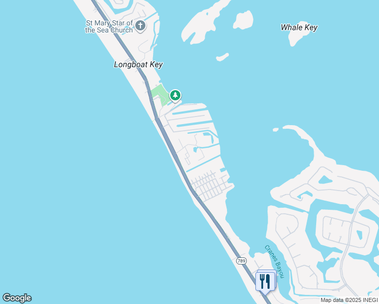 map of restaurants, bars, coffee shops, grocery stores, and more near 726 Bayport Way in Longboat Key