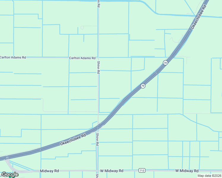 map of restaurants, bars, coffee shops, grocery stores, and more near 4550 Shinn Road in Fort Pierce