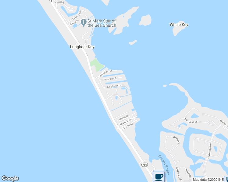 map of restaurants, bars, coffee shops, grocery stores, and more near 517 Bayport Way in Longboat Key