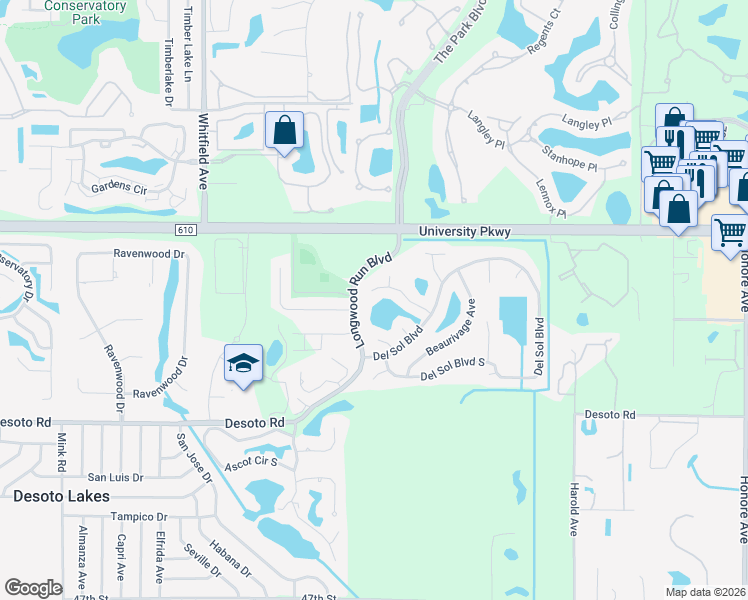 map of restaurants, bars, coffee shops, grocery stores, and more near in Sarasota County