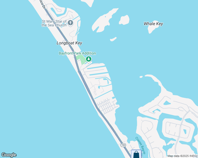 map of restaurants, bars, coffee shops, grocery stores, and more near 618 Bayport Way in Longboat Key