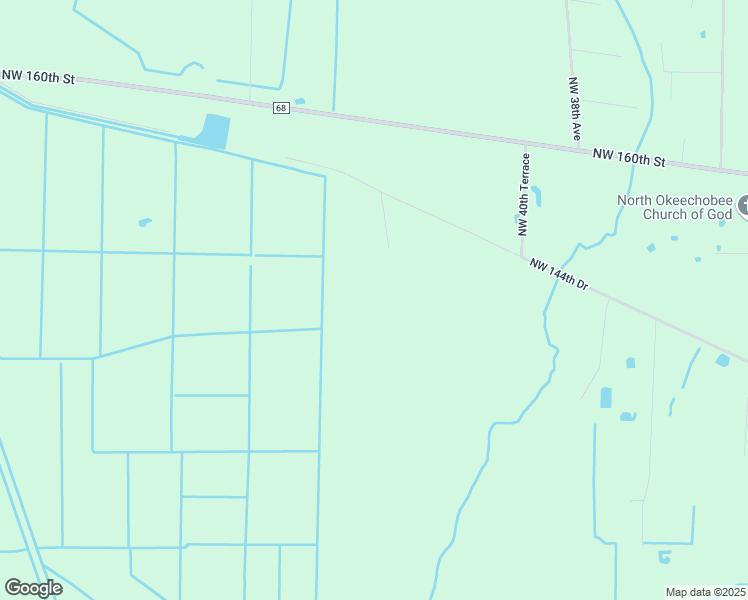map of restaurants, bars, coffee shops, grocery stores, and more near Unnamed Road in Okeechobee