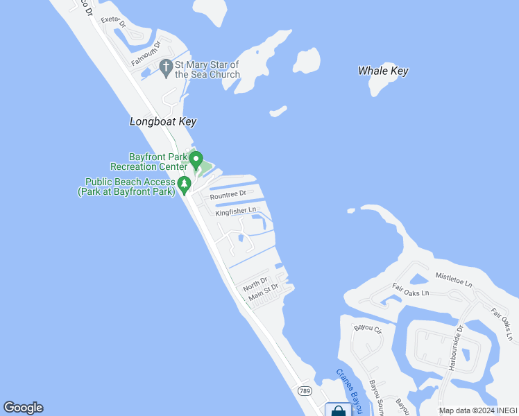 map of restaurants, bars, coffee shops, grocery stores, and more near 618 Bayport Way in Longboat Key