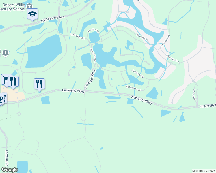 map of restaurants, bars, coffee shops, grocery stores, and more near 8312 Portlight Court in Lakewood Ranch