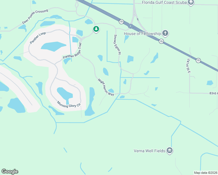 map of restaurants, bars, coffee shops, grocery stores, and more near 22715 Night Heron Way in Bradenton
