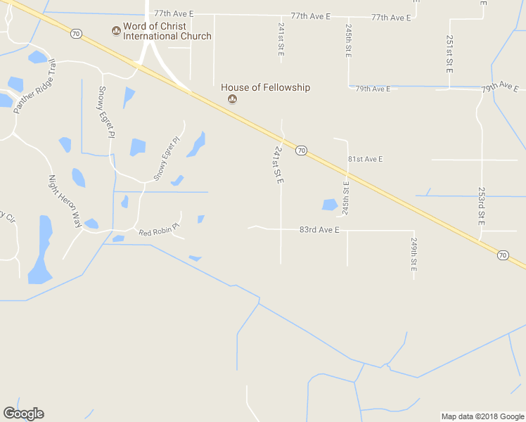 map of restaurants, bars, coffee shops, grocery stores, and more near 24015 83rd Avenue East in Myakka City