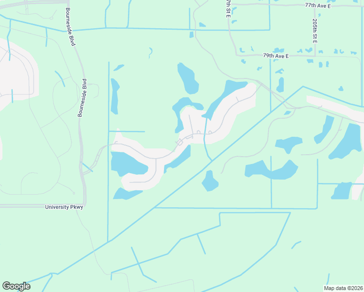 map of restaurants, bars, coffee shops, grocery stores, and more near 19208 Ganton Avenue in Bradenton