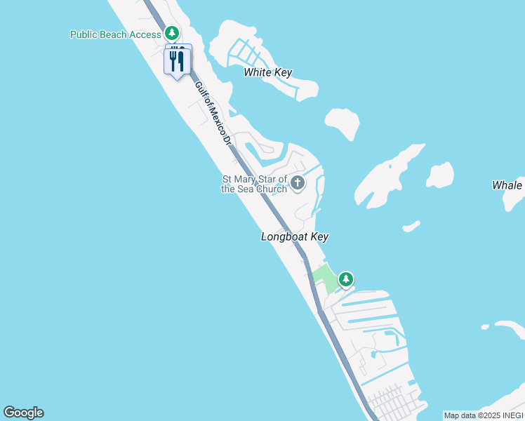 map of restaurants, bars, coffee shops, grocery stores, and more near 4300 Florida 789 in Longboat Key