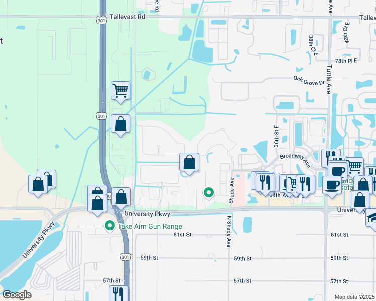 map of restaurants, bars, coffee shops, grocery stores, and more near 3056 Oriole Drive in Sarasota