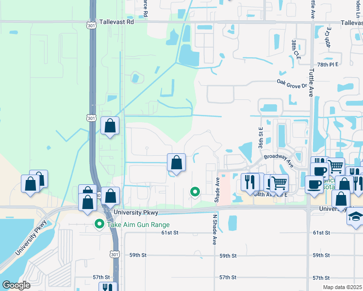 map of restaurants, bars, coffee shops, grocery stores, and more near 3024 Esmeralda Drive in Sarasota
